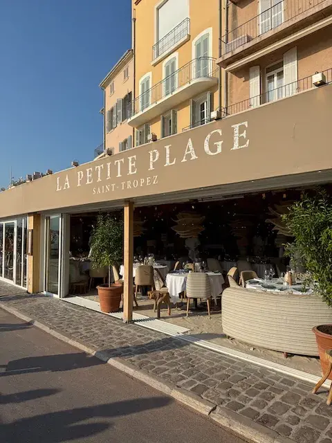Saint-Tropez beach restaurant La Petite Plage